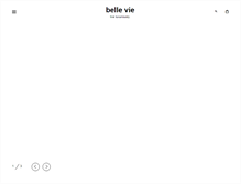 Tablet Screenshot of belleviebeauty.com